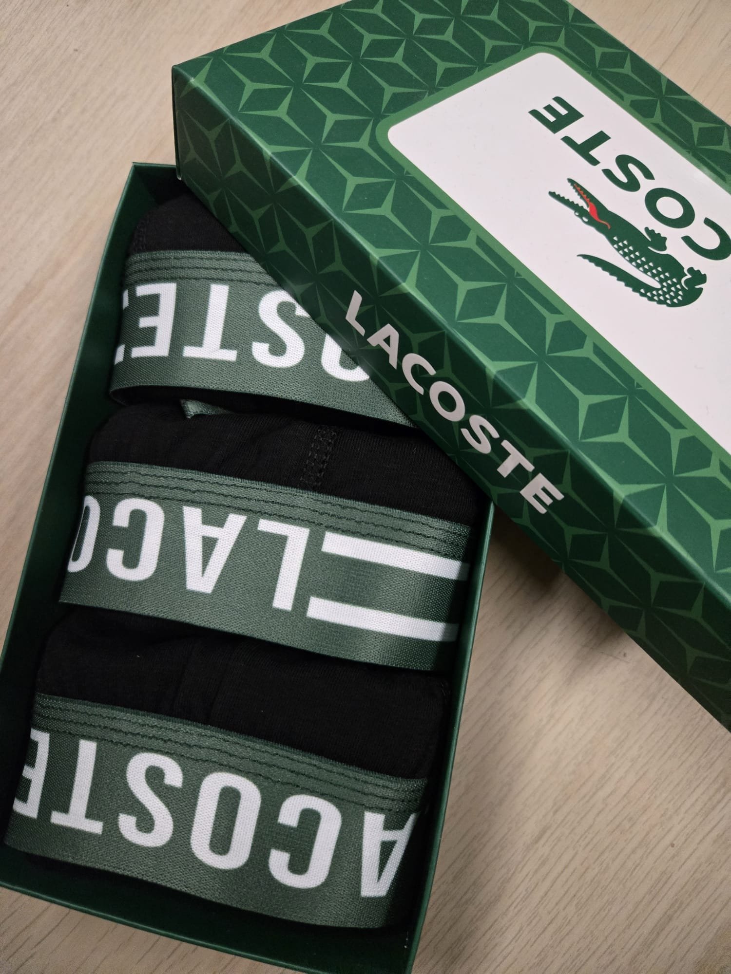 Lacoste — Мъжки боксерки 3бр/кутия #70