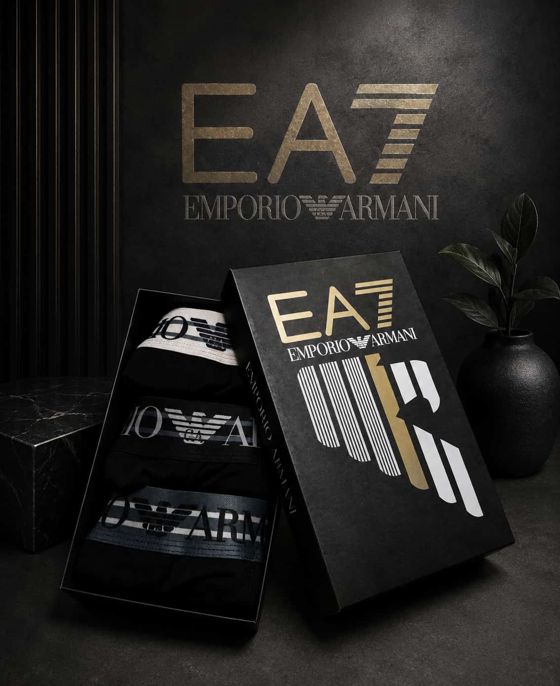 Emporio Armani EA7 — Мъжки боксерки 3бр/кутия #21