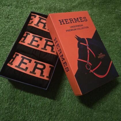 Hermès — Мъжки боксерки 3бр/кутия #58
