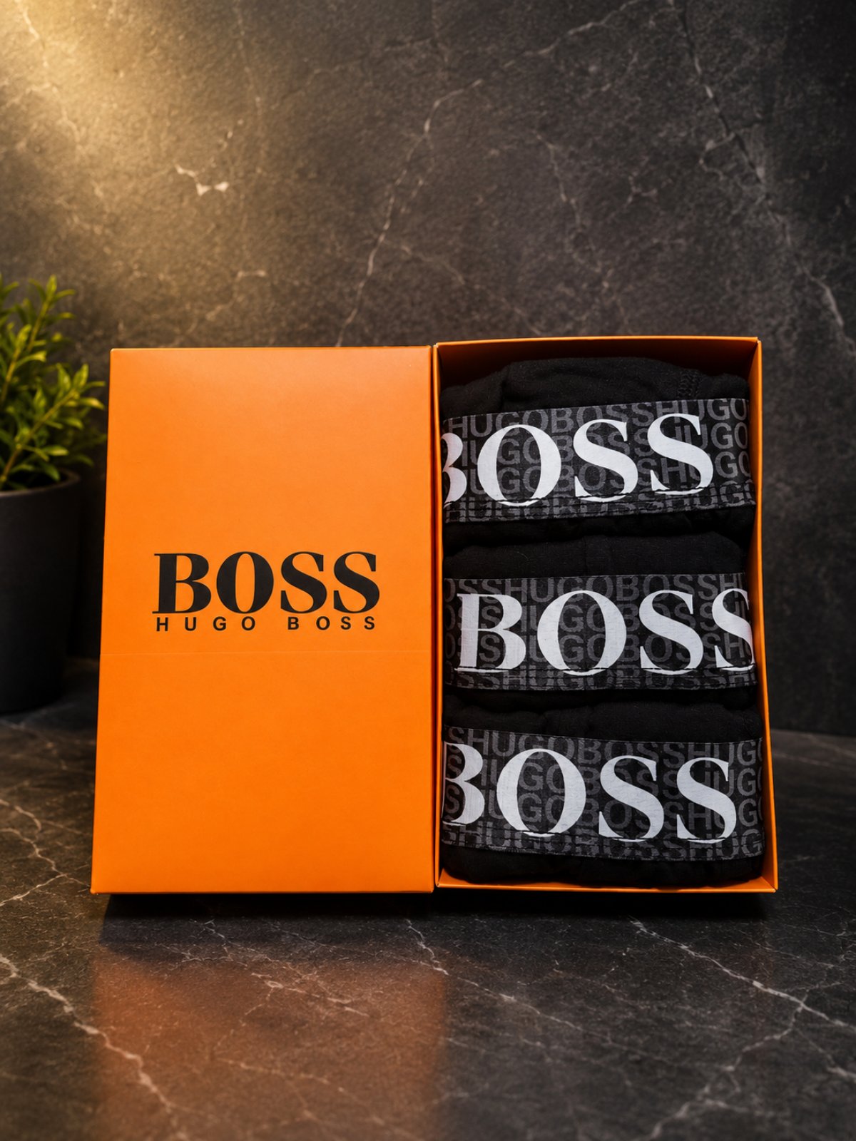 Hugo Boss — Мъжки боксерки 3бр/кутия #17