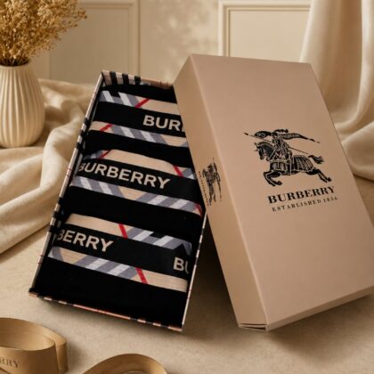 Burberry — Мъжки боксерки 3бр/кутия #56