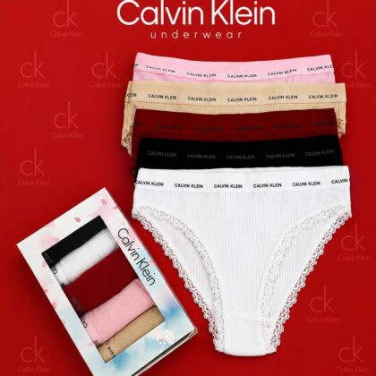 Calvin Klein — Дамски дантелени бикини 5бр/кутия #213