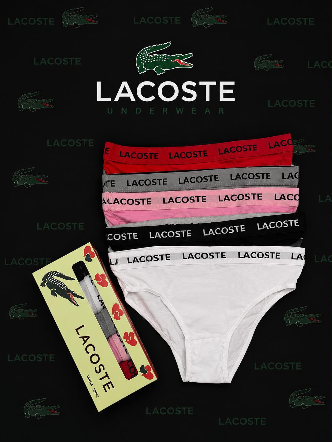 Lacoste — Дамски бикини 5бр/кутия #214