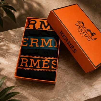 Hermès — Мъжки боксерки 3бр/кутия #73