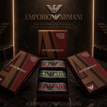 Emporio Armani — Мъжки боксерки 3бр/кутия #75