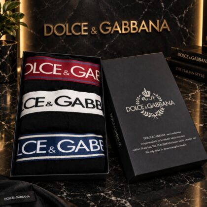 Dolce & Gabbana — Мъжки боксерки 3бр/кутия #82