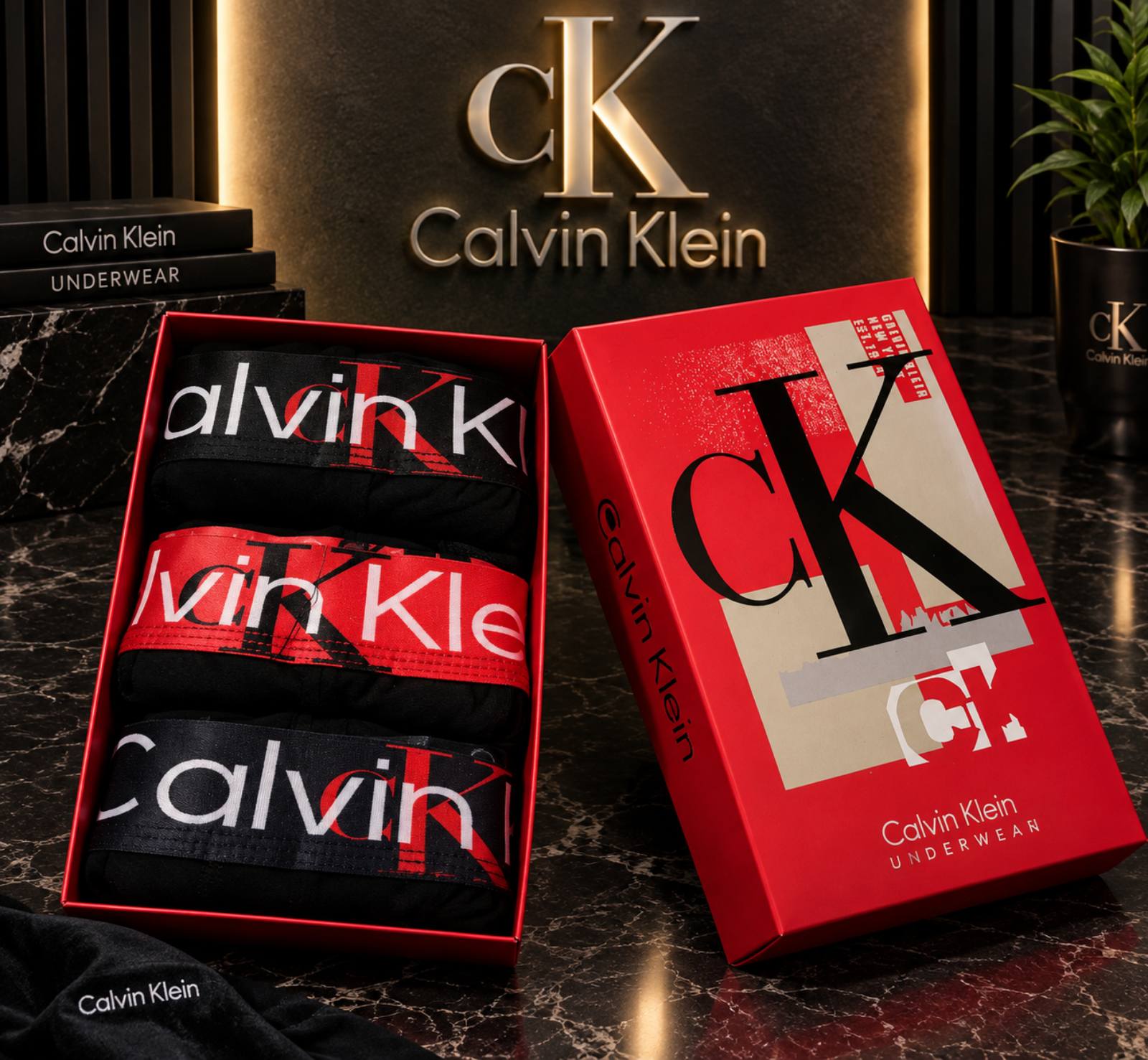 Calvin Klein — Мъжки боксерки 3бр/кутия #83