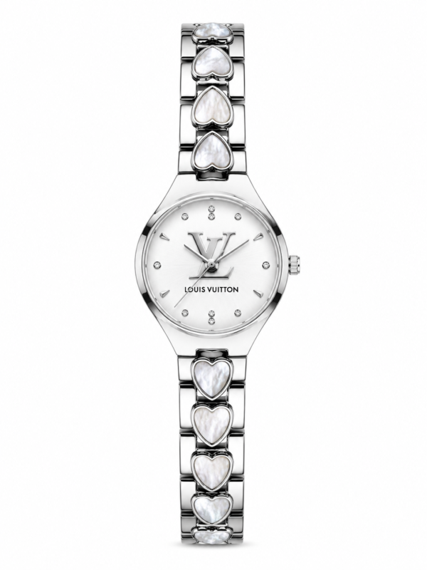 Louis Vuitton Tambour Steel / White — ДАМСКИ МОДЕЛ