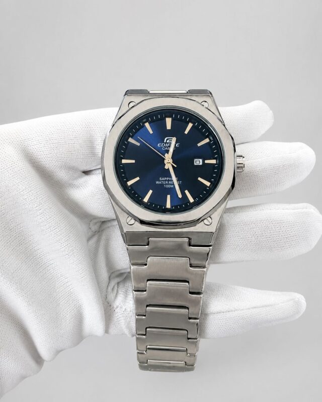Мъжки Casio Edifice Blue Dial Steel #142