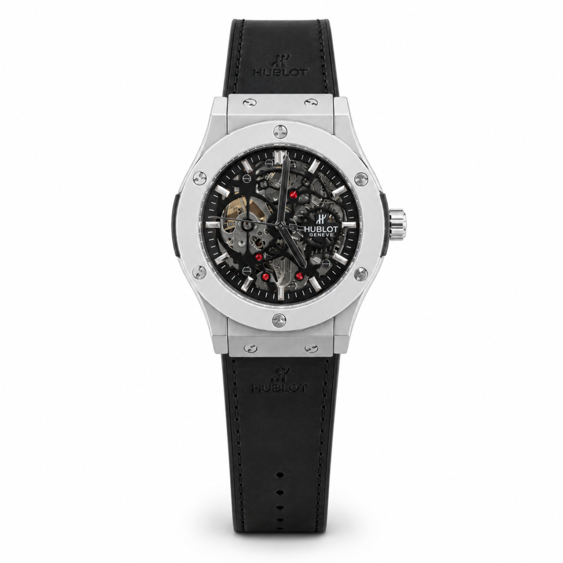 Hublot Classic Fusion Skeleton Black Strap
