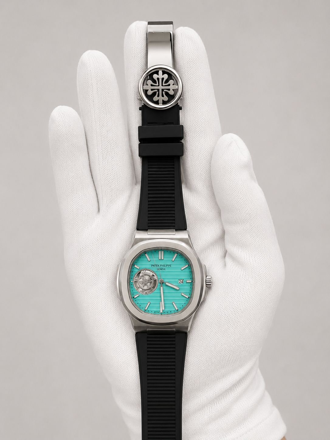 Мъжки Patek Philippe Nautilus Tiffany Blue / Black #194