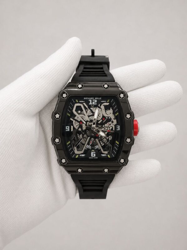 Мъжки Richard Mille Skeleton Black Carbon #182
