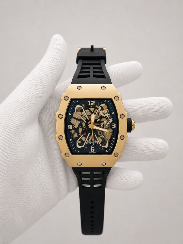 Мъжки Richard Mille Skeleton Gold / Black #170