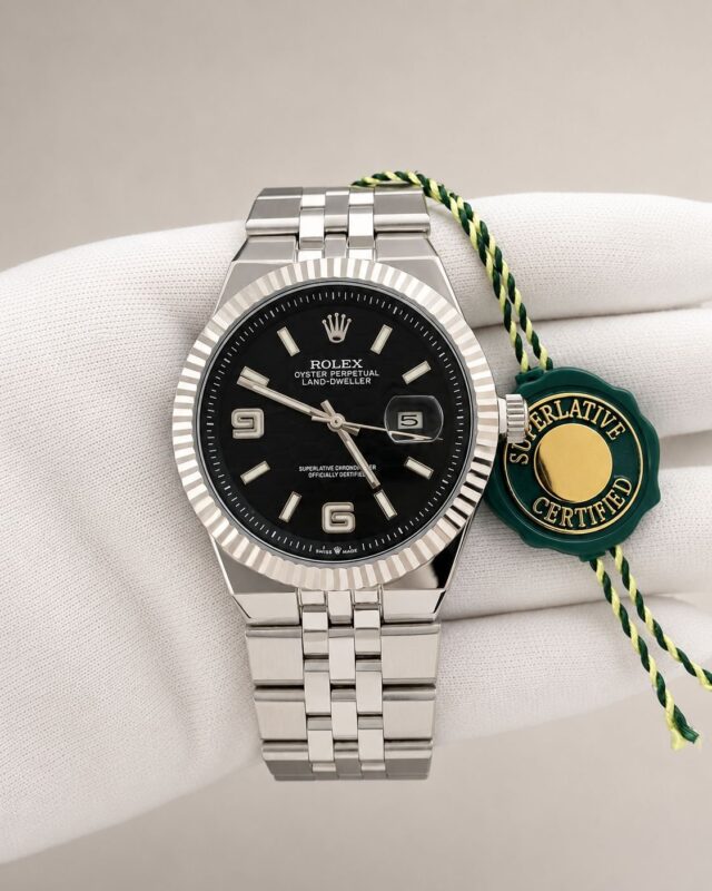 Мъжки Rolex Land-Dweller Black Motif Dial Steel #109