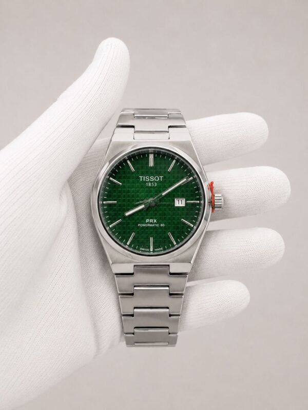 Мъжки Tissot PRX Powermatic 80 Green Dial Steel II #166