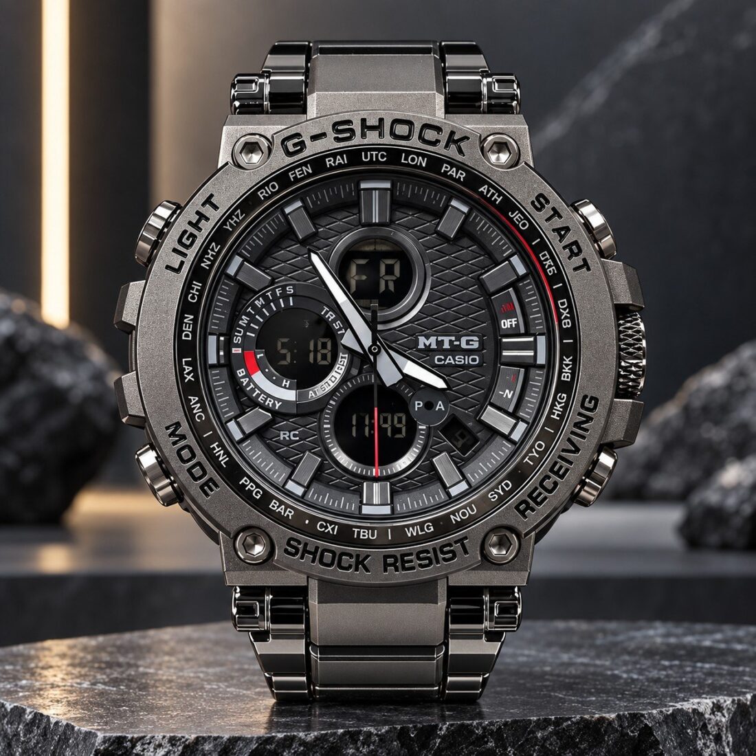 Casio G-Shock MT-G Gunmetal Steel Bracelet