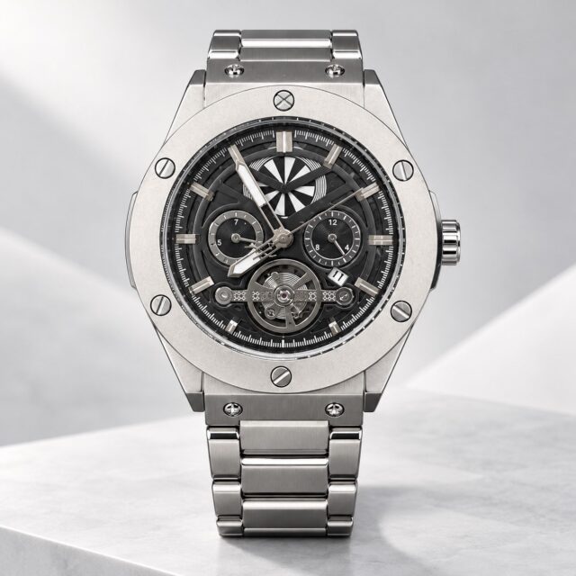 Мъжки Hublot Big Bang Integral Skeleton Black Dial Steel