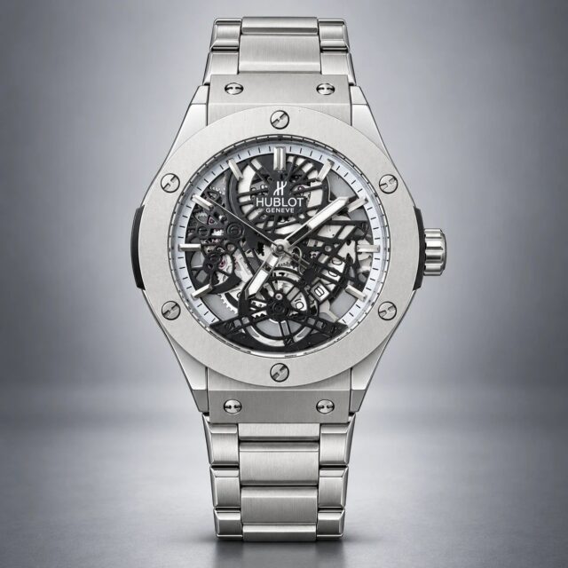 Мъжки Hublot Big Bang Skeleton Steel Bracelet #358