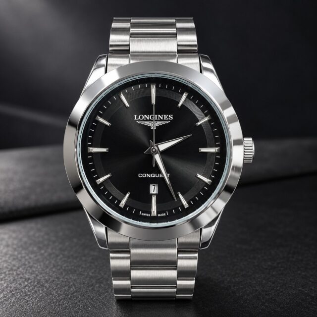 Мъжки Longines Conquest Steel / Black Dial #401