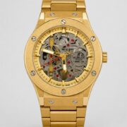 Hublot Classic Fusion Skeleton Gold