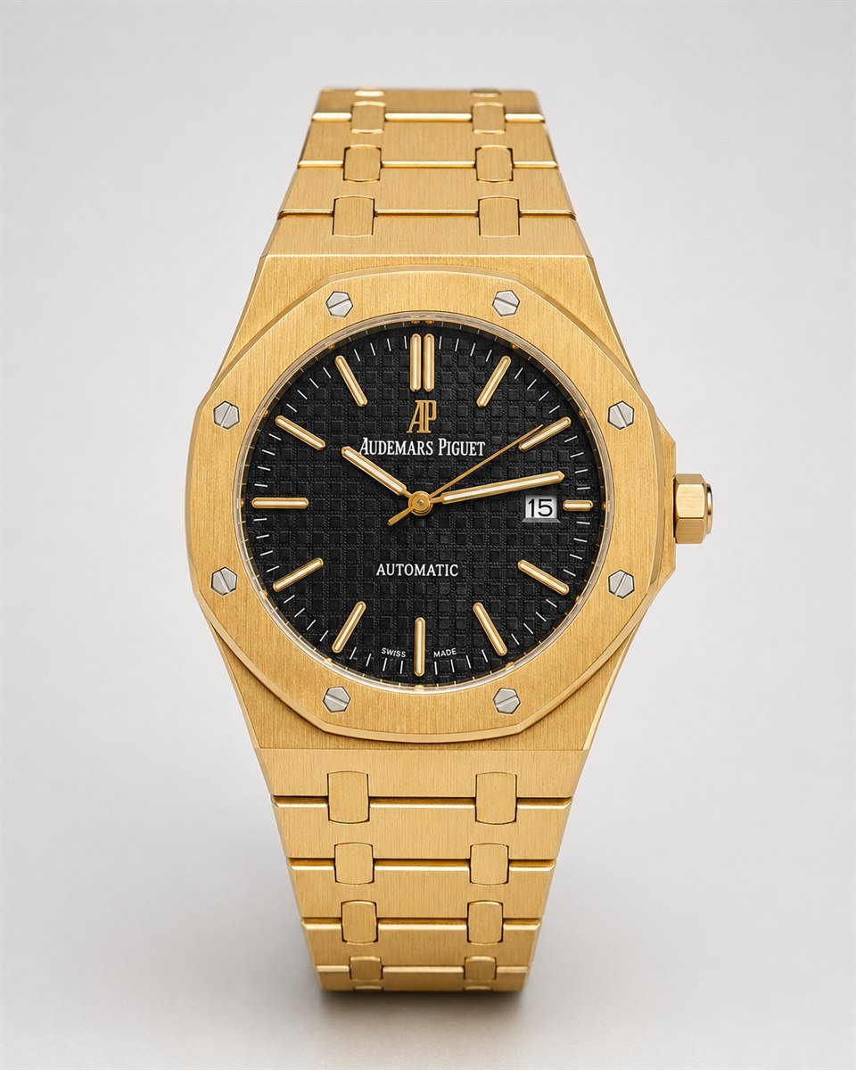 Audemars Piguet Royal Oak Gold / Black Dial