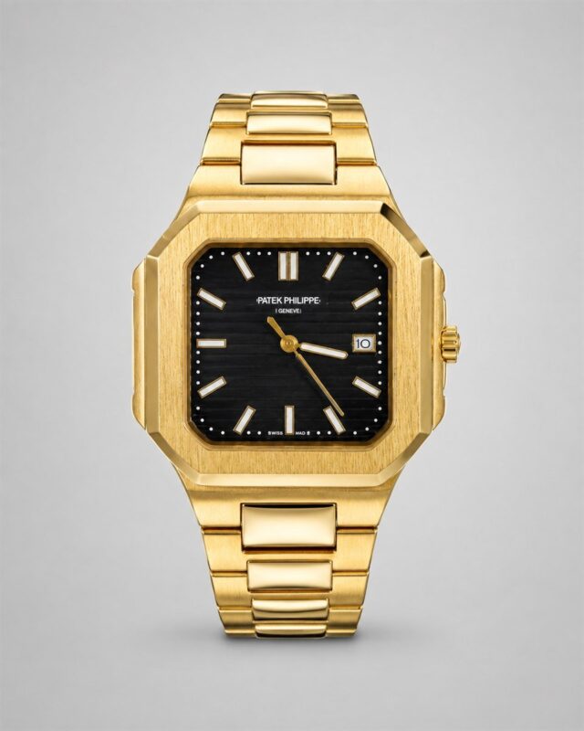 Мъжки Patek Philippe Nautilus Square Gold / Black Dial #289