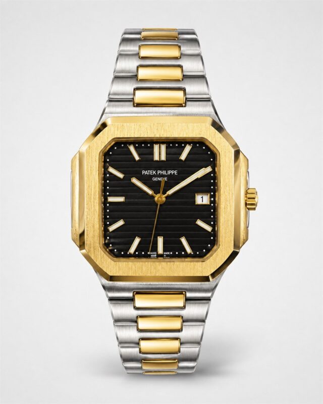 Мъжки Patek Philippe Nautilus Square Two-Tone / Black Dial #290