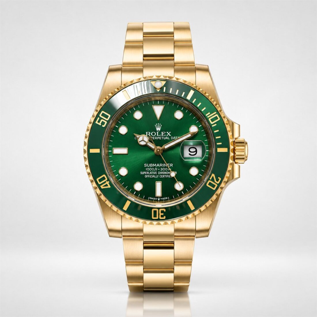 Rolex Submariner Gold / Green Dial