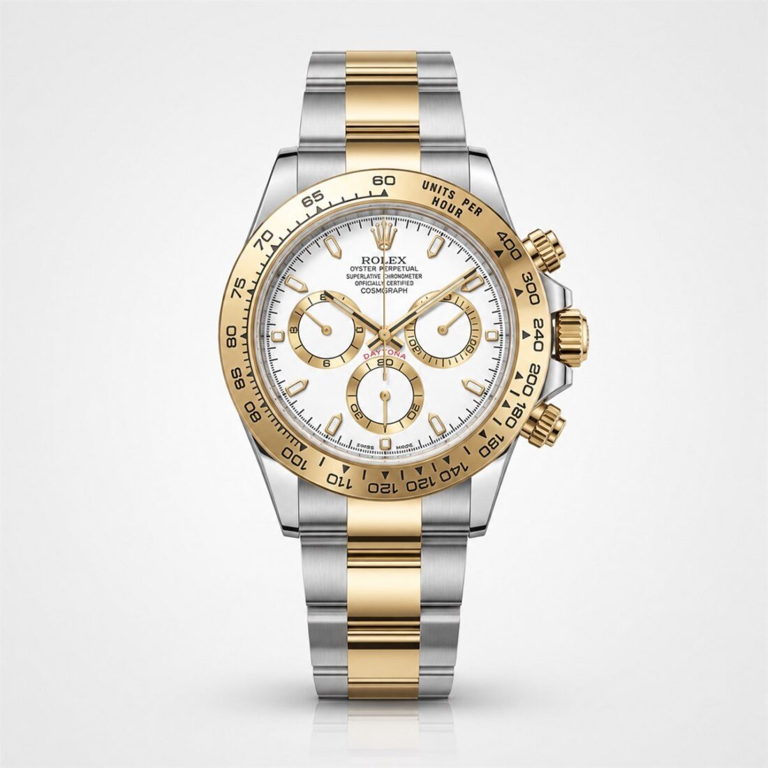 Rolex Daytona Two-Tone White Dial