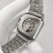 Мъжки Cartier Santos Blue Dial Open Heart Steel #291